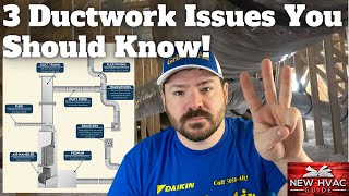 3 HVAC Ductwork ISSUES Homeowners NEED To Know [upl. by Emery282]