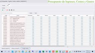 Presupuesto de Ingresos Costos y Gastos [upl. by Dorran]