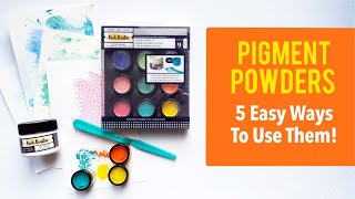 5 Easy Ways To Use Pigment Powders [upl. by Lemor]