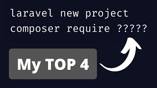 4 Packages You Need in ANY Laravel Project [upl. by Derrek]