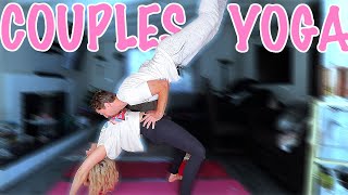 COUPLES YOGA CHALLENGE w Capron [upl. by Anirad]