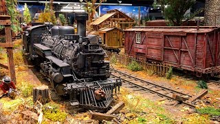 One Of The Best and Most Detailed Model Railroad Layouts in the World 4K UHD [upl. by Akkeber]