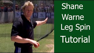 Leg Spin Masterclass With Shane Warne  Great Bowling Tips [upl. by Ahsem]