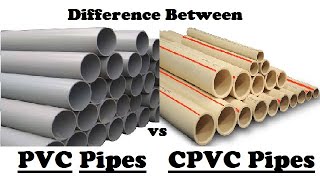 PVC Pipes vs CPVC Pipes [upl. by Moia]