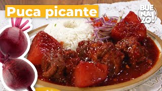 Cómo preparar puca picante receta peruana  Buenazo [upl. by Murvyn]