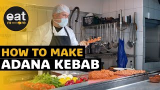 How to Make Adana Kebab  Turkish Cuisine Recipes [upl. by Paule]