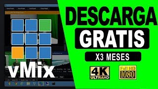 ✅ DESCARGAR VMIX 2021 ULTIMA VERSIÓN GRATIS 2 MESES  SET VIRTUALES [upl. by Giannini]