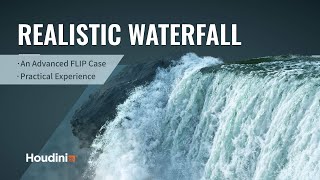 Houdini Tutorial  Waterfall Fluid Simulation  CGI amp VFX Breakdown [upl. by Yanetruoc]