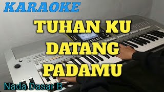 TUHAN KUDATANG PADAMU simbolon kids Karaoke Rohani Kristen [upl. by Aubarta]