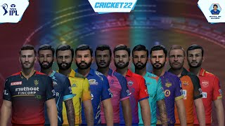 How To Play IPL 2022 With Real Teams Schedule amp Stadiums  Cricket 22 New Update  RahulRKGamer [upl. by Greysun]