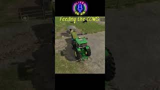 Farming Sim 25 Feeding the Cows [upl. by Aikaj929]