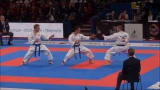 Team Kata  Bunkai GOJUSHIHO SHO by France National Team  21st WKF World Karate Championships [upl. by Monika904]