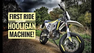 2018 Husqvarna 701 Supermoto Review [upl. by Yesak]