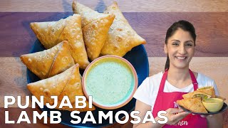 The PERFECT Lamb Samosa  Punjabi Lamb Samosa Recipe  Tutorial  DIY  Keema Samosa  How To Make [upl. by Yssej216]