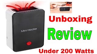 Energysaving Heater Unbox amp Review Mini Portable Low Watt Space Heater [upl. by Eednim394]