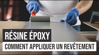 Résine époxy  Comment appliquer un revêtement  Tutoriel [upl. by Nadroj909]