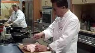 Martin Yan carves chicken in 18 secs [upl. by Nahshun866]