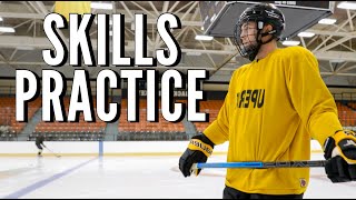 College Hockey Skills Practice [upl. by Ries]