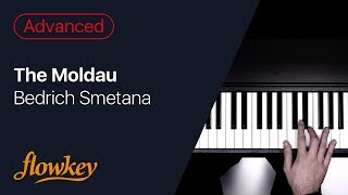 The Moldau – Bedrich Smetana Piano Tutorial [upl. by Dahsra]