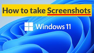 How to take screenshot in Windows 11 [upl. by Ahtikal]