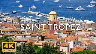 Saint Tropez France 🇫🇷  4K Drone Footage [upl. by Faina431]