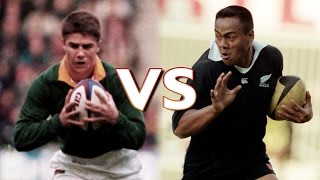 Mulder v Jonah Lomu in Rugby World Cup 1995 final [upl. by Schellens]