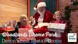 Woodlands Theme Park Santas Grotto  best Devon Santa Experience  AD [upl. by Akirat]