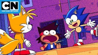 KO Meets Sonic The Hedgehog  OK KO Lets Be Heroes [upl. by Azil]