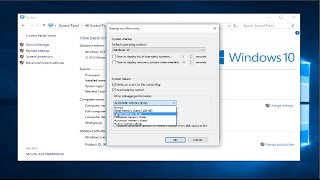 How To Configure Various Dump Files In Windows 10 [upl. by Llednol]