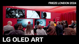 LG OLED ART  FRIEZE LONDON 2024 “Rewindquot  LG [upl. by Xonnel725]