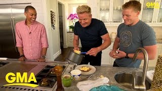 Gordon Ramsays perfect scrambled eggs tutorial  GMA Digital [upl. by Ranchod]