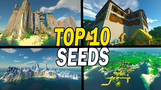 Top 10 Minecraft 1165 BEST Seeds PC JAVA Edition [upl. by Garwood]