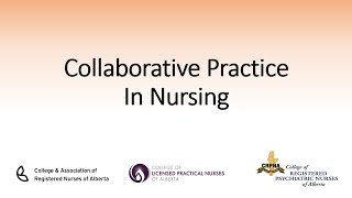 Collaborative Practice in Nursing [upl. by Noevart]