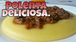 Receita fácil de polenta🍛 [upl. by Annadroj]