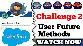 Use Future Methods  Asynchronous Apex  Salesforce  Challenge 2 [upl. by Apurk]