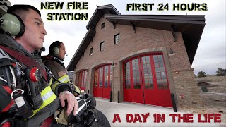 First 24 Hours in a New Fire Station  A Day in the Life [upl. by Medlin]