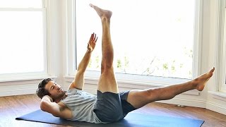 Exercises For A Flat Stomach  Yoga Dose [upl. by Llerryt]