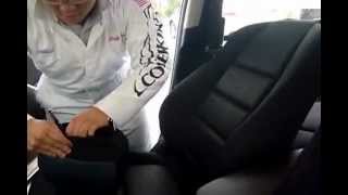 Coverking Seat Covers Installation [upl. by Enneyehc]