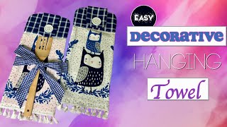 DIY Decorative Kitchen Towels  The Sewing Room Channel [upl. by Burkitt35]