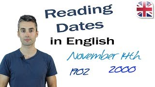 How To Read Dates In English  Spoken English Lesson [upl. by Inaffets]