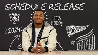 Back to School  Schedule Release 2024  Chicago Bears [upl. by Adniled]