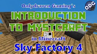 Minecraft  Sky Factory 4  Introduction to Mystcraft [upl. by Erbas]