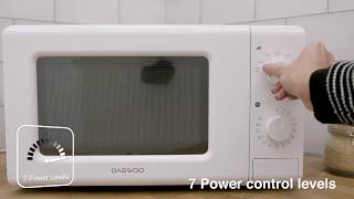 Daewoo Manual Control 20L Microwave Oven [upl. by Natam539]