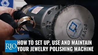 How To Properly Use A Jewelry Polishing Machine [upl. by Ehc878]