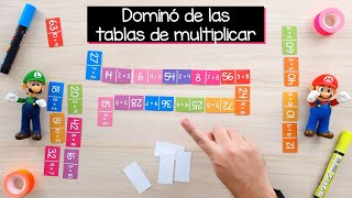 Dominó de las tablas de multiplicar  En PDF [upl. by Noemi]