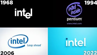 Evolution Of Advert Intel Animation 19682022 [upl. by Llenrahc]