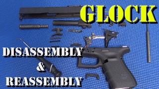 Full Disassembly and Reassembly of a Glock Pistol [upl. by Sirrap]