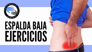 ¿Dolor lumbar bajo 3 ejercicios para aliviar el lumbago PARA SIEMPRE [upl. by Debbi]