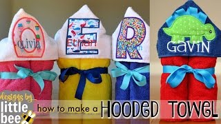 How to Make a Hooded Towel [upl. by Odnala327]