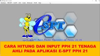 Cara Hitung PPh 21 Tenaga Ahli dan cara inputnya pada eSPT PPh 21 [upl. by Notgnirrab208]